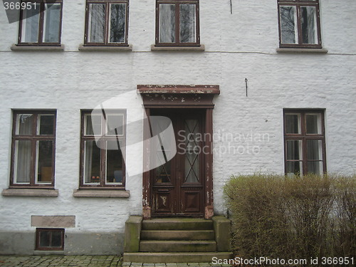 Image of Front wall of old building