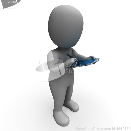 Image of Tablet Computer Showing Touchpad Multimedia Computer