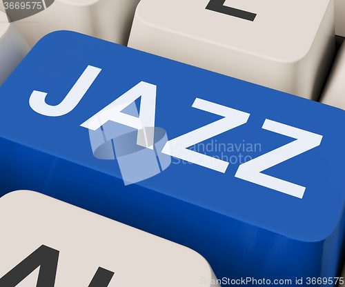 Image of Jazz Key Shows Concert Band Or Music