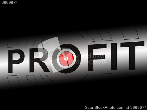 Image of Profit Shows Earning Income And Investment Return