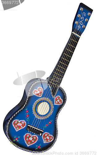 Image of Blue guitar-toy