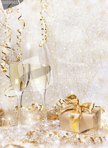 Image of New Year champagne gift