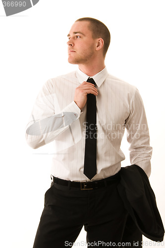 Image of Portrait of a young businessman