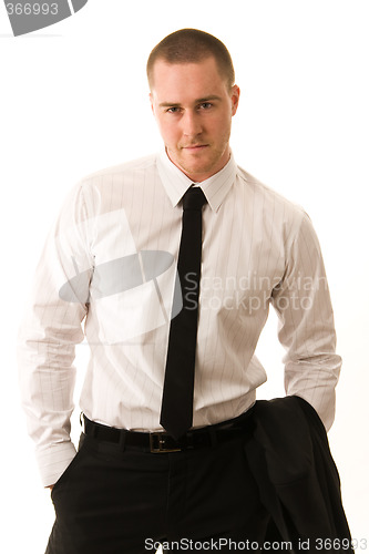 Image of Portrait of a young businessman