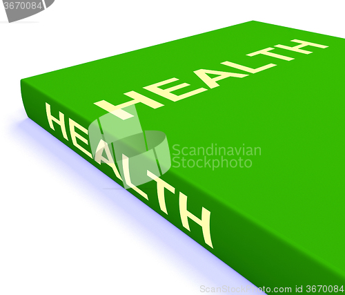 Image of Health Book Shows Books About Healthy Lifestyle