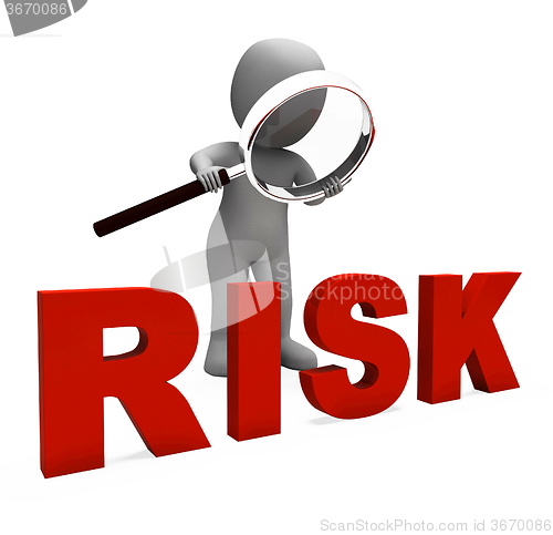 Image of Risky Character Shows Dangerous Hazard Or Risk