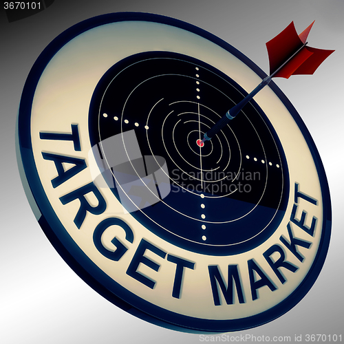 Image of Target Market Means Aiming Strategy At Consumers