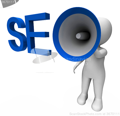 Image of Seo Hailer Shows Search Engine Optimization Optimized On Web