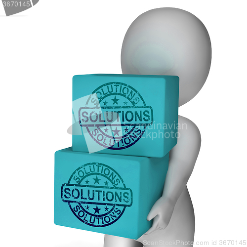 Image of Solutions Boxes Mean Solving Market And Product Problems