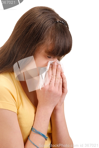 Image of Girl with Handkerchief