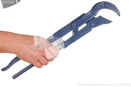 Image of Hand and Tool