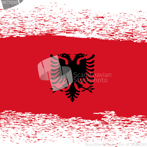 Image of  Grunge Albanian Flag