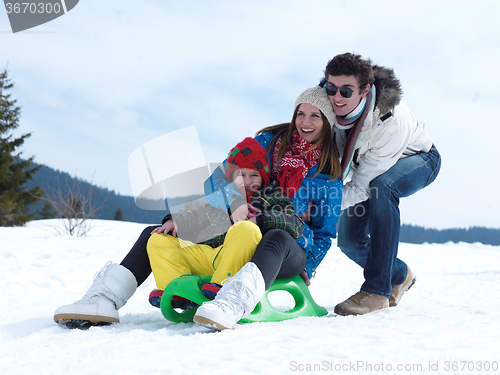 Image of winter family