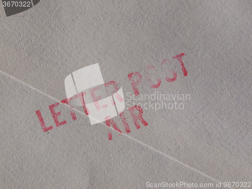 Image of Letter post air