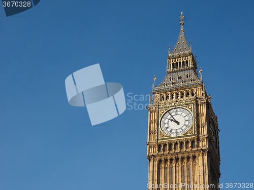 Image of Big Ben in London