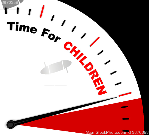 Image of Time For Children Message Shows Playtime Or Getting Pregnant