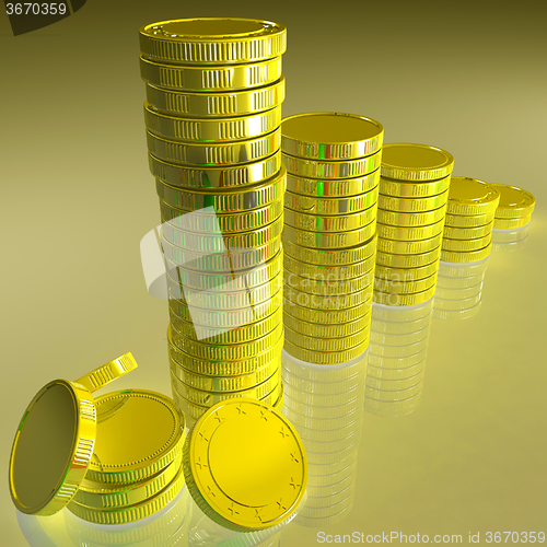 Image of Statistics Of Coins Showing Monetary Reports