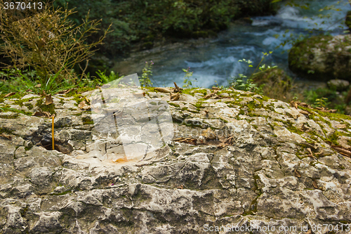 Image of Stormy mountain river