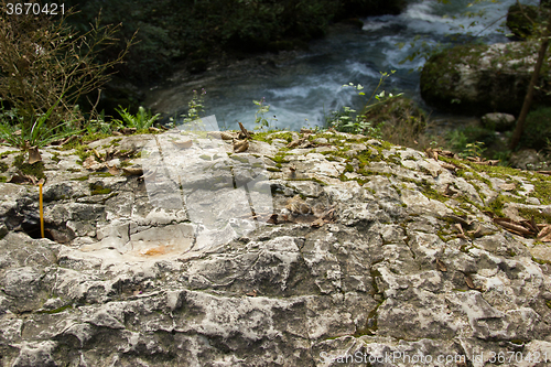 Image of Stormy mountain river