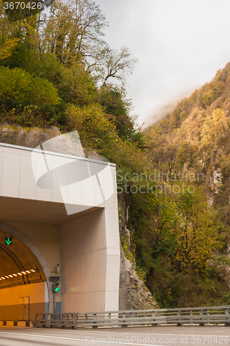 Image of Tunnel in the rock  