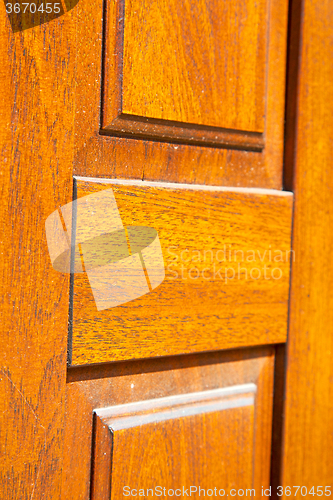 Image of abstract texture of a brown   in italy   europe