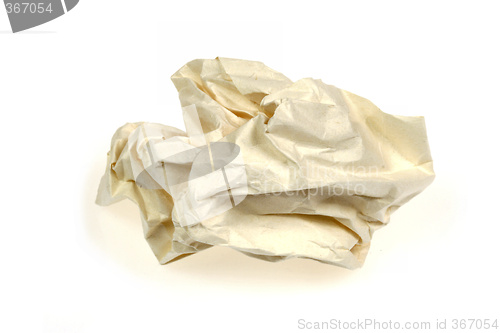 Image of Crumpled paper ball