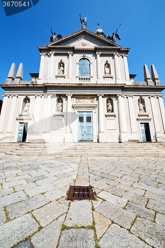 Image of medieval  architecture in italy europe      and sunlight
