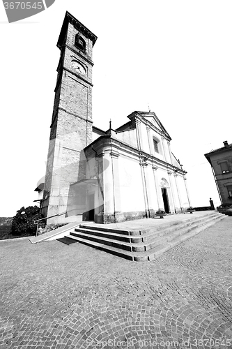 Image of monument old architecture in italy europe milan religion       a