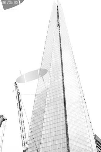 Image of new     building in london skyscraper      financial district an