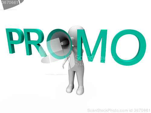 Image of Promo Character Shows Sale Offer And Discounts