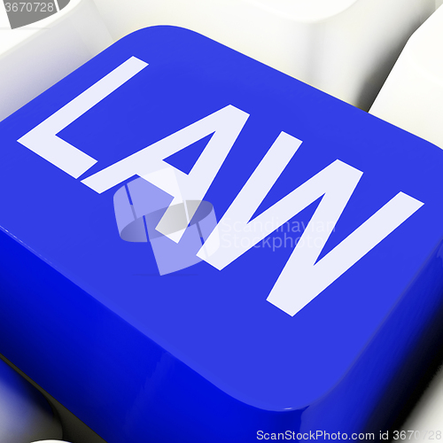 Image of Law Keys Mean Legally Or Statute\r