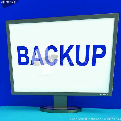 Image of Backup Screen Shows Archiving Back Up And Storage