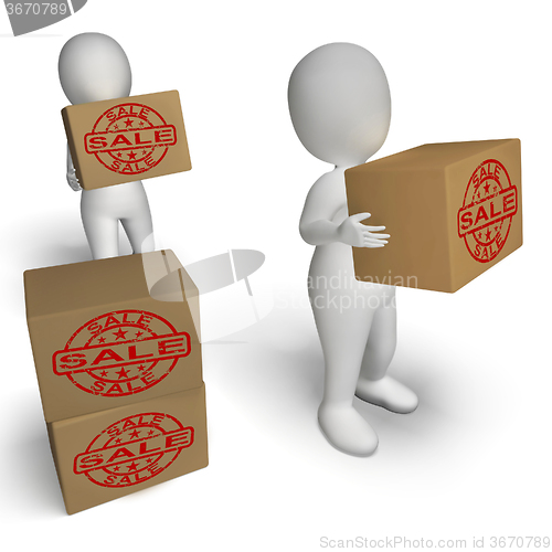 Image of Sale Boxes Show Reduced Price And On Special