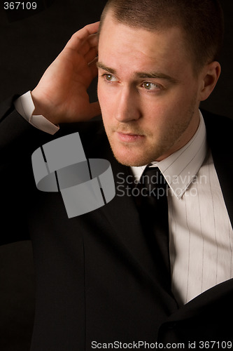Image of Portrait of a young businessman