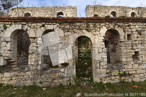 Image of Anakopia fortress in Abkhazia New Athos 