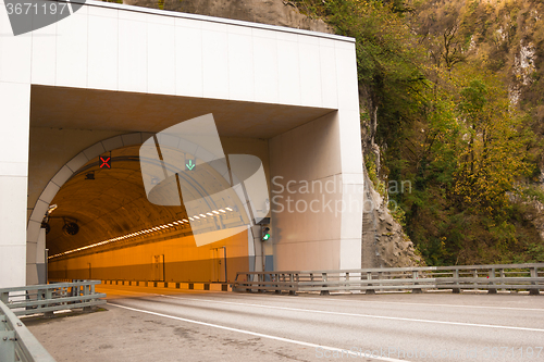 Image of Tunnel in the rock  