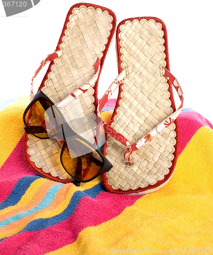 Image of Stripes, Shades, And Sandals