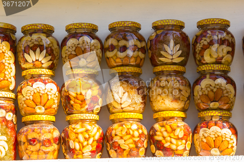 Image of Honey in small banks  