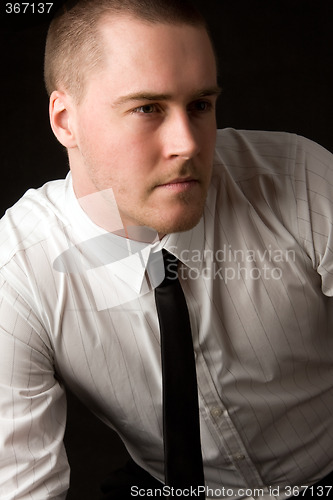 Image of Portrait of a young businessman