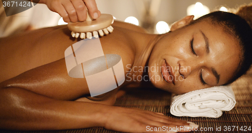 Image of Woman In Spa Environment