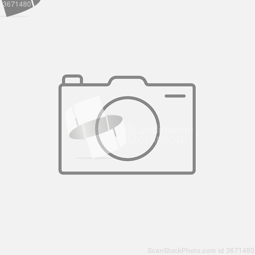 Image of Camera line icon.