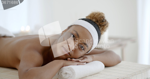 Image of Woman On Massage Table