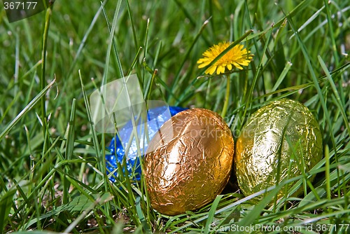 Image of easter eggs