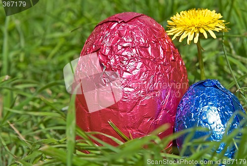 Image of easter eggs