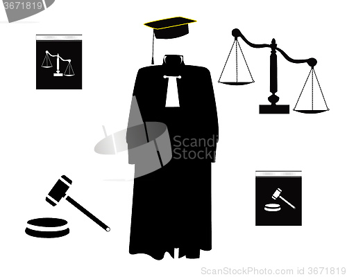 Image of judicial order items