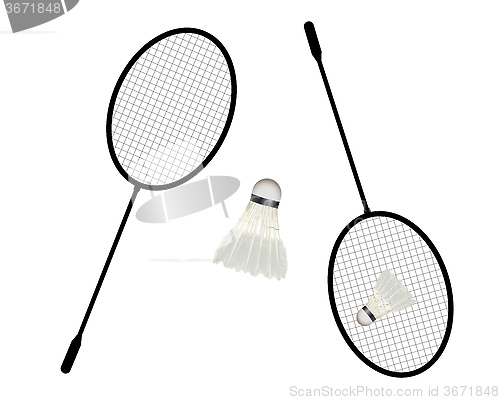 Image of badminton racket