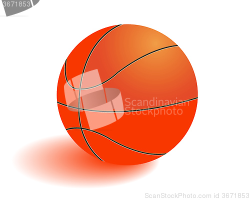 Image of Ball for playing basketball