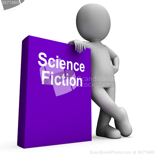 Image of Science Fiction Book And Character Shows SciFi Books