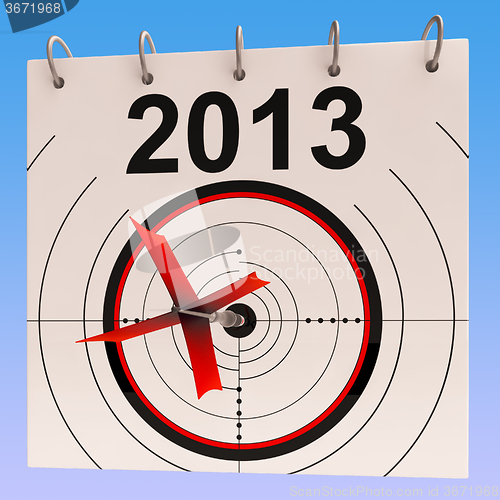 Image of 2013 Calendar Means Planning Annual Agenda Schedule