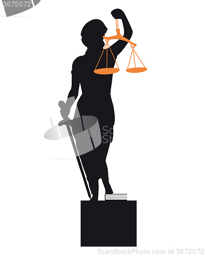 Image of monument to justice